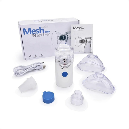 Imagen 6 de 8 de Nebulizador Portátil Niños Adultos Mesh Inhalador Usb
