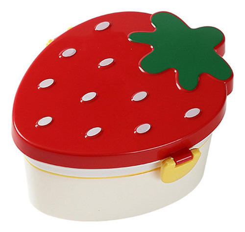 Bento Box - Fiambrera Portátil Con Diseño De Fresa Para