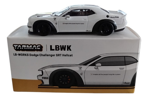 Tarmac Lb-works Dodge Challenger Srt Hellcat Blanco Blanco