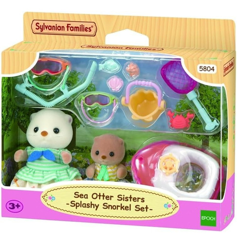 Muñecos Miniatura Sylvanian Families Hermanas Nutria