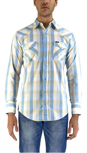 Camisa Vaquera Wrangler Hombre Painted Deser G45