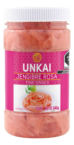 Jengibre Rosa Unkai 340 Gramos