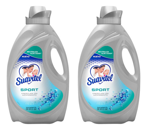 2 Pack Suavitel Suavizante Ropa Complete 2.8 Lt