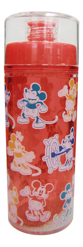 Botella Infantil Con Glitter 370 Ml Color Mickey