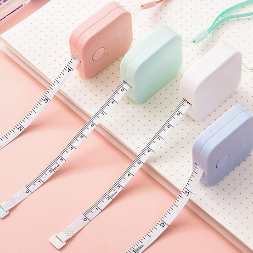 . 6 Mini Cinta Retráctil Para Medir La Circunferencia De La