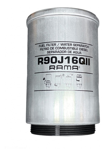 R90j16qii Filtro De Combustible Separador De Agua Rama