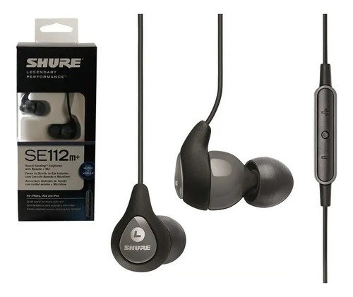 Auricular Shure Se112m+-gr Intraural C/control De Volumen 