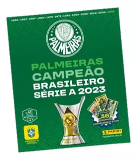 Palmeiras Pôster Campeão Serie A Brasileirão Oficial Panini