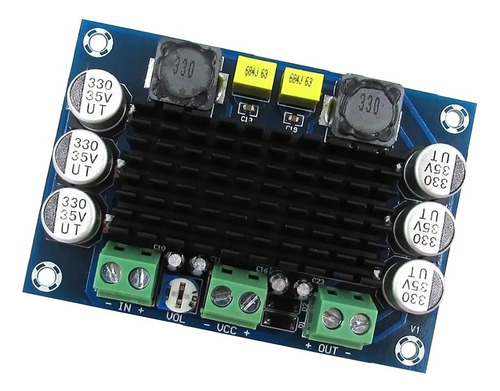 2x Dc 12v-26v Tpa3116 Canal De Amplificador De Potencia
