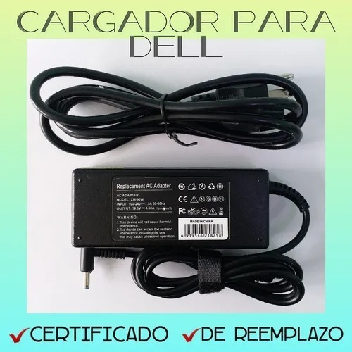 Cargador Dell  De Reemplazo Nuevo Certificado Clase Aa