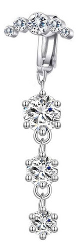 Anillos De Ombligo Falsos Con Clip, Piercing Umbilical, Anil