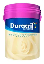 Comprar Pintura Látex Ext\u002Fint Lavable Pro Blanca Duracril 4lts