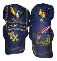Comprar Gorras Bordadas De Mezclilla, Mayoreo Lote De 20 Piezas