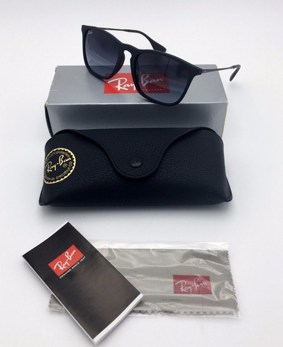 Lentes De Sol Ray Ban Chris Rb4187 622/8g - 100% Originales