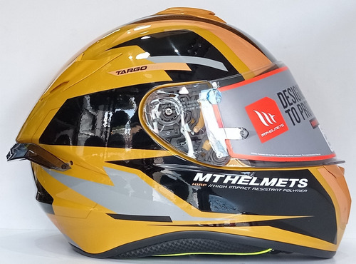 Casco Moto Mt Targo Pro Certificado Ece 2205 Con Aleron