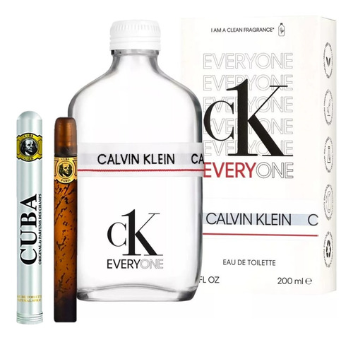 Ck Everyone Calvin Klein 200ml Original+perfume Cuba 35ml