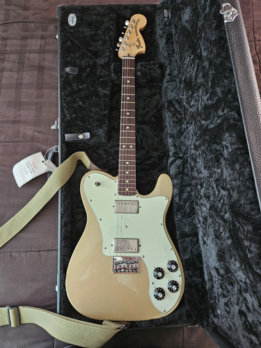 Fender Chris Shiflett Signature Telecaster Diestro Dorado Oscuro Palo De Rosa (Usado)