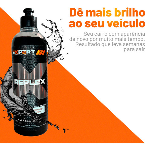 Revitalizador De Plásticos Externos Replex 500ml Expert