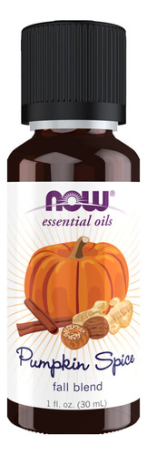 Óleo Abóbora Pumpkin Spice Fall Now Foods 30ml Importado