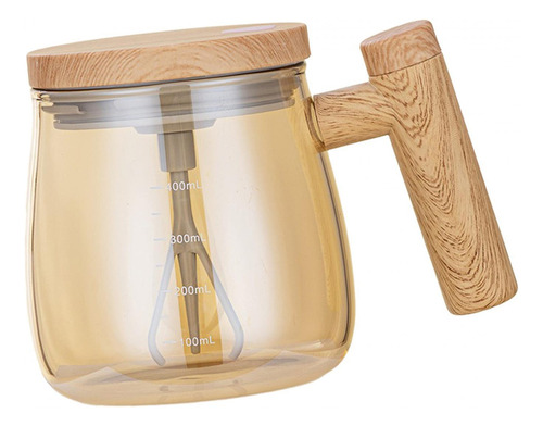 Taza De Agitación Automática Con Tapa, 400ml, Champán /
