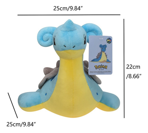 Peluche Lapras Con Dibujos Animados De Animales De Peluche,