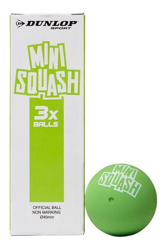 Dunlop Comp Mini Squash Verde Talla Unica