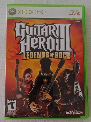 Guitar Hero Iii Legends Of Rock Xbox 360 Original Usado