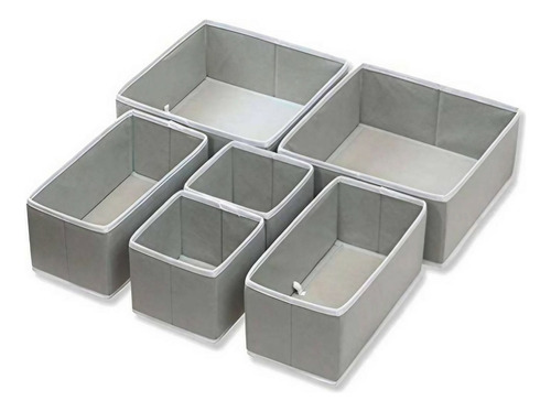 Organizador Ropa Interior Set De 6 Divisor Cajones