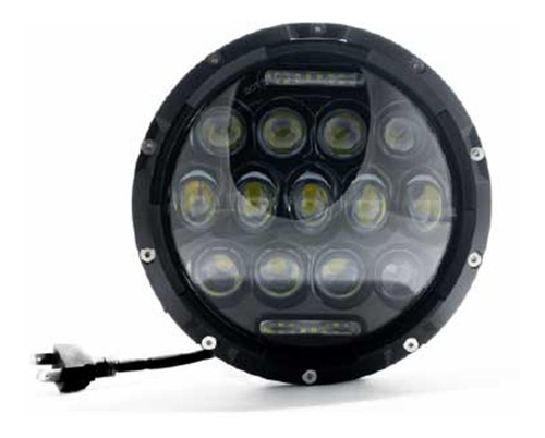 Faro Redondo Led. 7 Pulgadas. Wrangler. Renegado Harley. H4