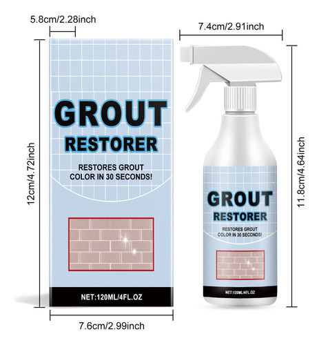 Limpiador De Lechada De Uso Pesado Grout Restorer Grout Clea