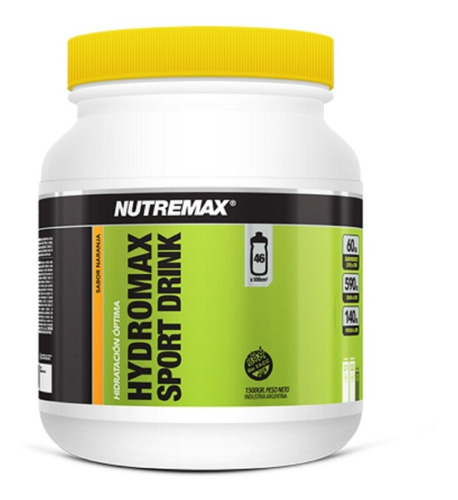 Hydromax Sport Drink Nutremax Hidratacion 1.5kg P