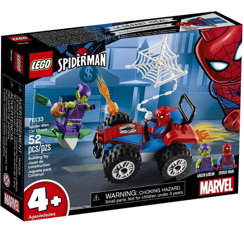 Lego 76133 Spider-man Car Chase Marvel 52 Pzs Edu