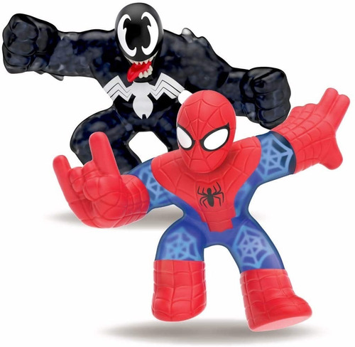 Imagen 1 de 6 de Spider-man Vs Venom Heroes De Goo Jit Zu Heroes Marvel 41146