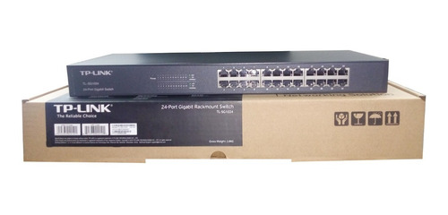 Switch Tp Link 24 Puertos 110/220v Rackmount Tl-sg1024