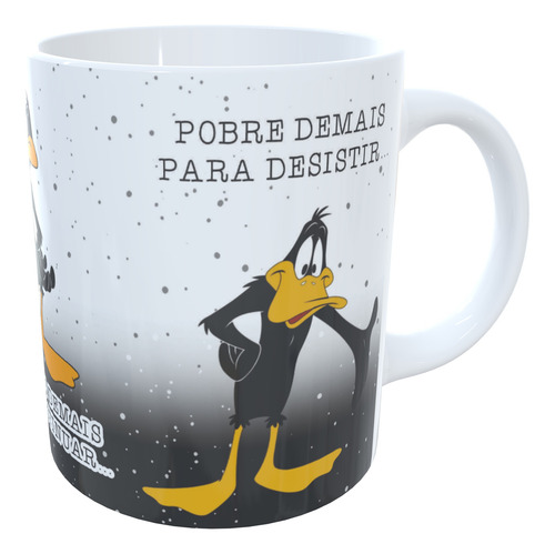 Caneca Pernalonga & Patolino Animado Frases Engraçadas + Cxa