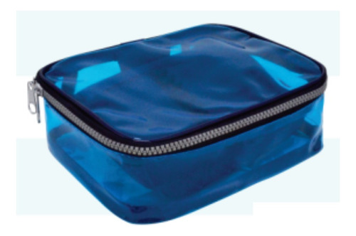 Estojo Box Cristal P100 Color Azul - Ac Bag