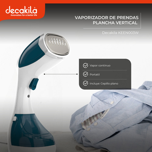 Plancha Vertical Vaporizador De Prendas Decakila Keen003w
