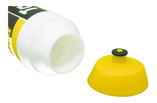 Caramanhola Garrafa Tacx Shiva 500ml Pro Team Ciclismo Cor Jumbo (branco Com Amarelo)