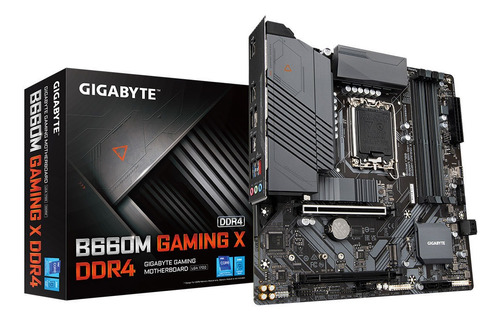 Placa Mãe Gigabyte Para Intel 1700 B660m Gamingx 4xddr4 Matx Cor Preto