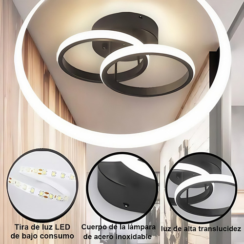 NIFUNA Lámpara De Techo Lampara Foco Decorativas Led Para Baño Moderna Colgante Lamparas Para Baño Lamparas Para Sala Lampara Decorativa Lamparas Para Interiores Luz Negra Lamparas Techo Led