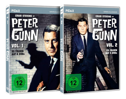 Peter Gunn - 1a Temporada Completa -dvds Com Boxs E Labels