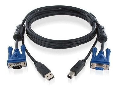 Connectpro Premium 6 Ft. Usb Vga Kvm Cable