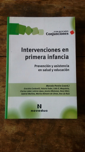 Intervenciones En Primera Infancia - M Pereira - Noveduc