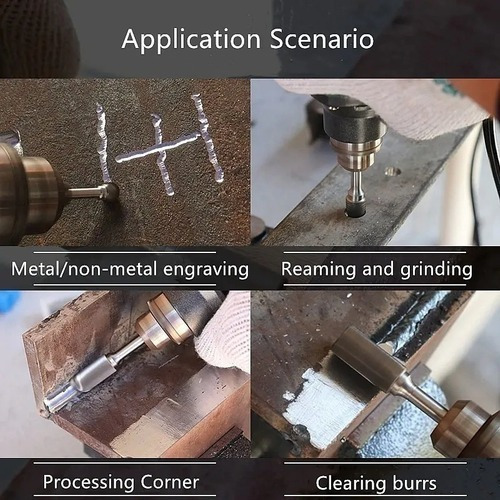 Kit 10 Lima Rotativa Dremel Molino De Tungsteno Muele Metal