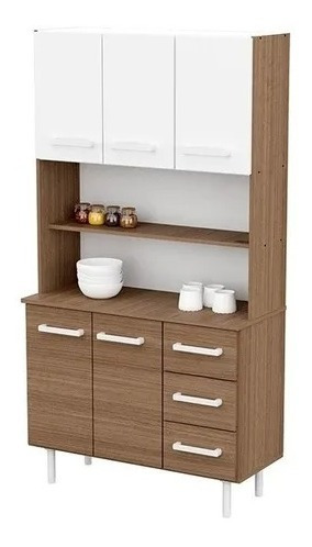 Aparador Kit De Cocina 90 Cm. 5 Puertas, 3 Caj. Cod. 10225