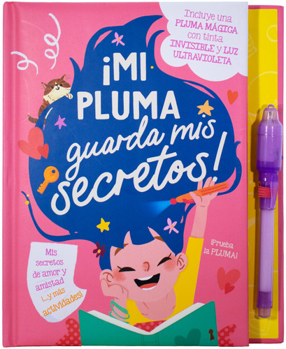 ¡Mi Pluma Guarda mi secretos!: Libro/ Diario ¡MI Pluma guarda mi secretos!, de Varios. Editorial Jo Dupre Bvba (Yoyo Books), tapa dura en español, 2022