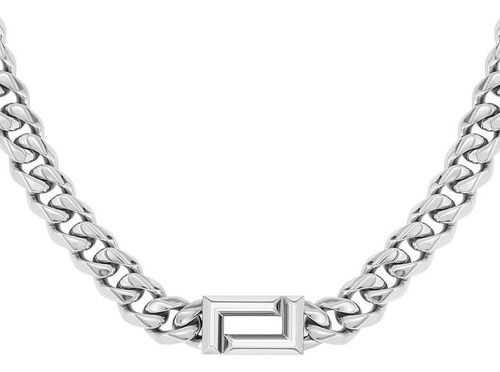 Collar Lacoste Fundament Acero Inoxidable 2040067 Para Mujer