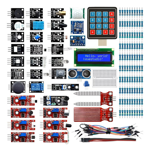 Keyestudio Kit De Sensores 37 En 1 Para Arduino Con Tutorial