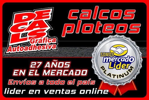 Calco Ford Fiesta Kinetic Effect Juego Con Capot Y Baúl