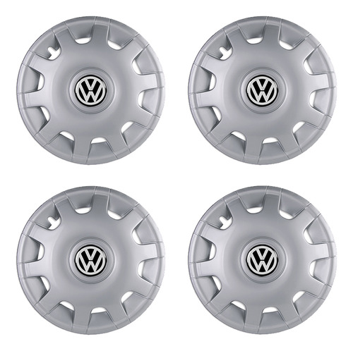 Juego X4 Taza Vw Polo Classic 2008 2009 2010 14 Con Logo